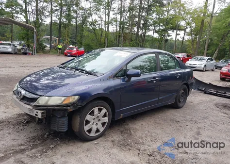 2009 Honda Civic Lx z USA, uszkodzony, nr VIN 1HGFA16519L001445